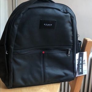 State Bags Kent women’s backpack blk Coates canvas